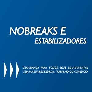 Estabilizadores e Nobreak Banner Azul
